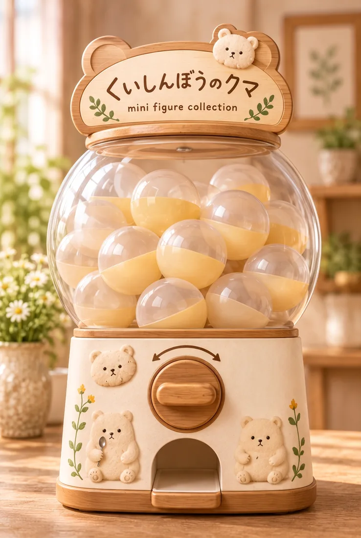 クマのガチャガチャ